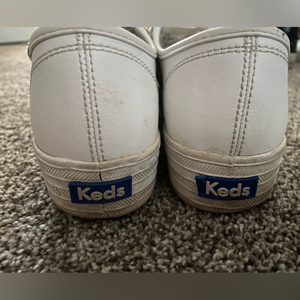 White Platform Keds